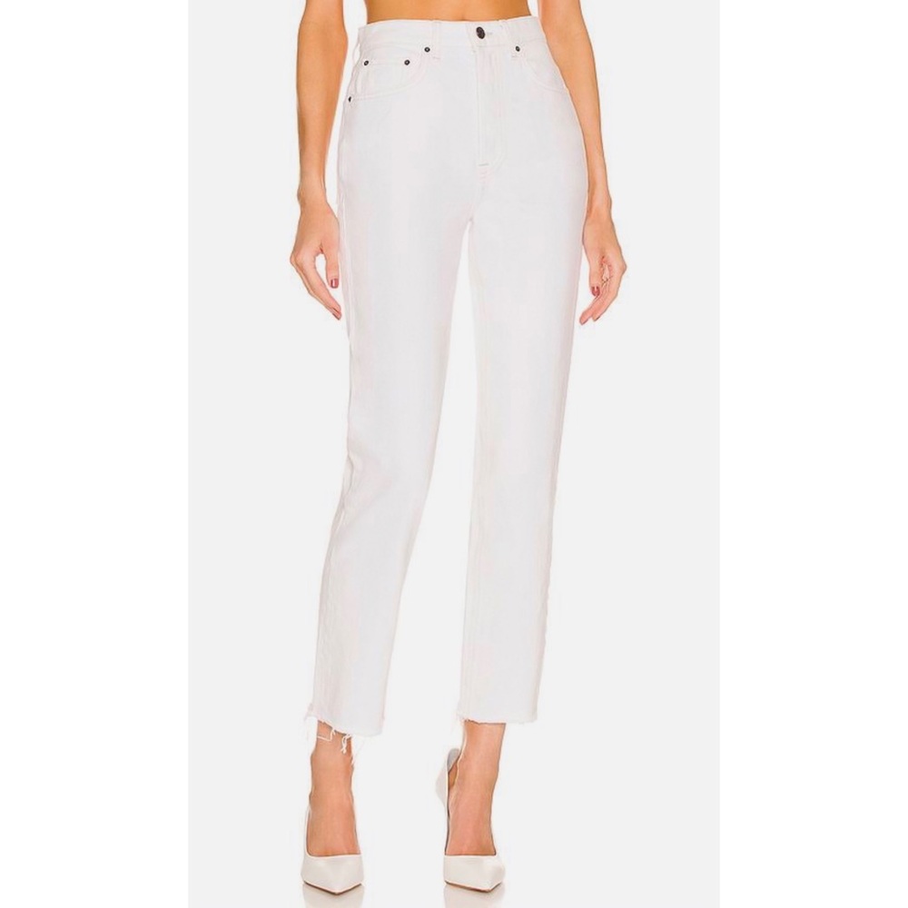 GRLFRND White Jeans